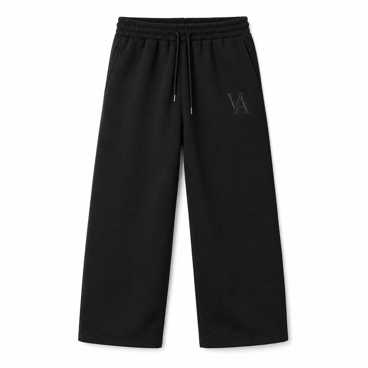 VAELO Foundation Sweatpant in Black — garment front