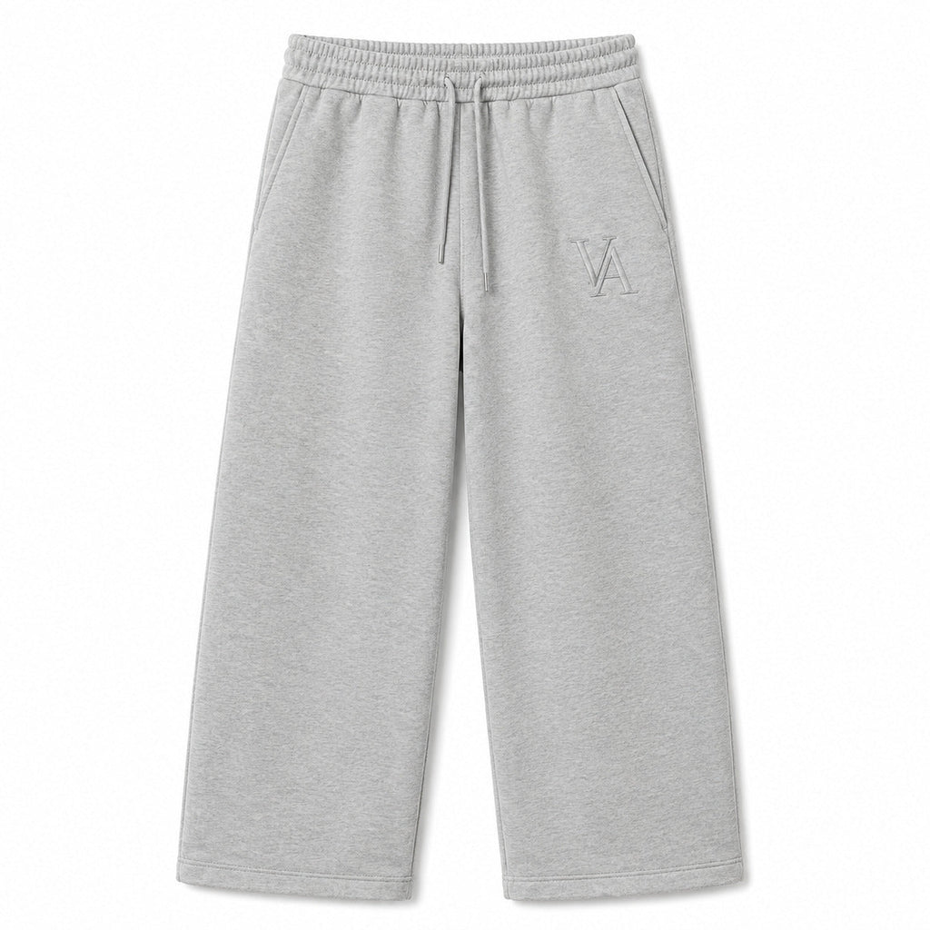 VAELO Foundation Sweatpant in Heather Grey — garment front